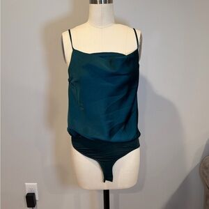 Lulu's Rich Teal Bodysuit